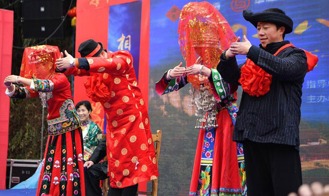 Look of love: See Miao people's traditional wedding ceremony