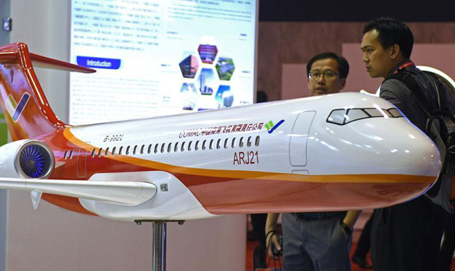 Chinese enterprises attend Singapore Airshow