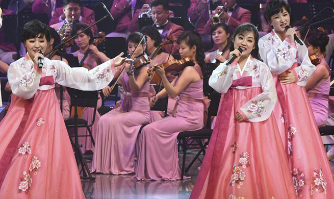 DPRK orchestra stages concert in S. Korea before opening of Winter Olympics