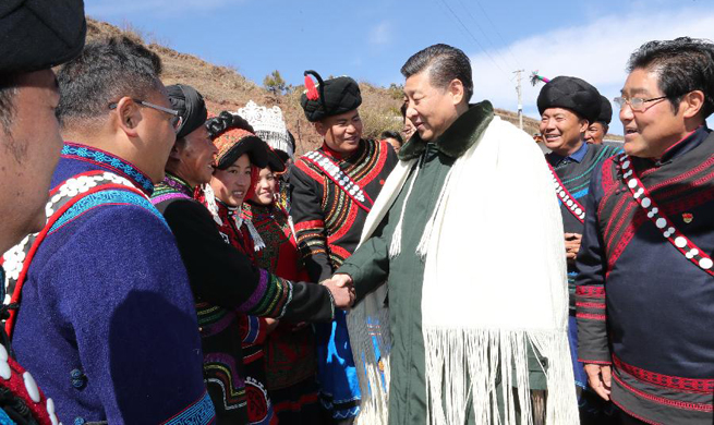 Xi visits impoverished ethnic villagers in SW China