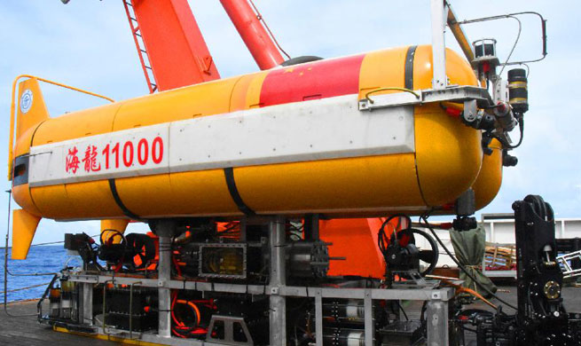 China's unmanned submersible "Hailong 11000" completes first sea test