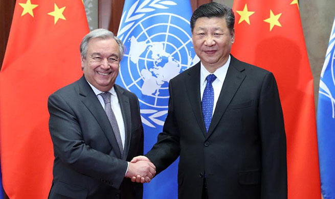 Xi stresses need to improve global governance during meeting with 
UN chief