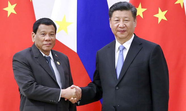 Xi calls for elevating Sino-Philippine ties
