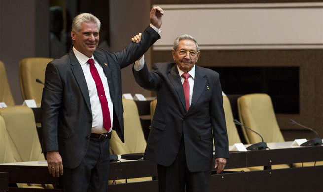 Miguel Diaz-Canel elected as Cuba's new president, vows continuity of socialism