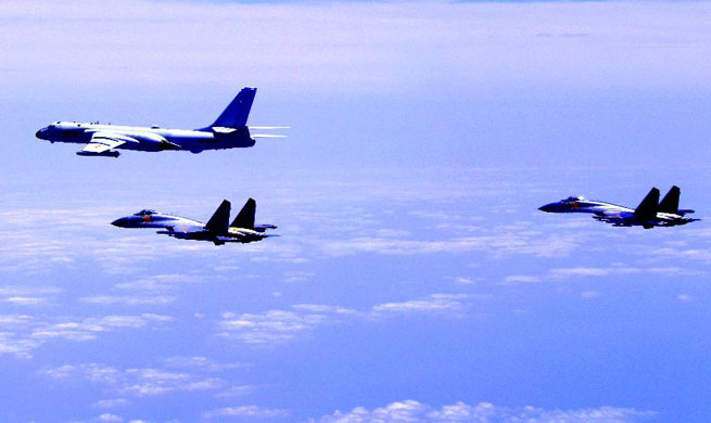 Chinese air force conducts island patrols: spokesperson