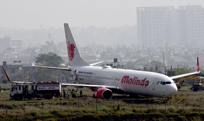 Malindo Air flight skids off runway in Nepal, all passengers safe