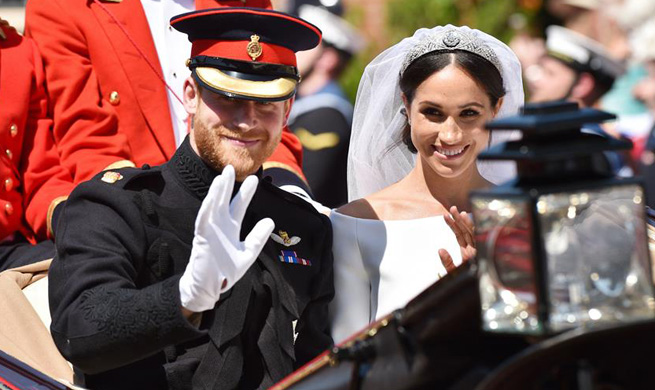 Prince Harry's royal wedding held in Britain's Windsor