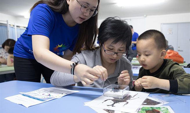 Children take part in science and technology activities in Beijing