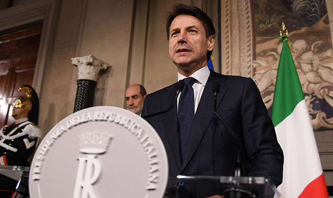 Italian president reappoints Giuseppe Conte as PM-designate to lead coalition gov't