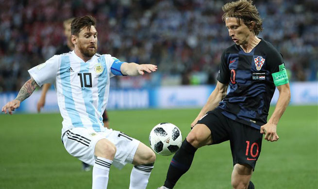 Croatia batters Messi's Argentina 3-0 to enter World Cup last 16