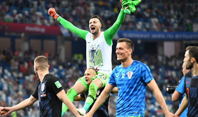 Croatia defeat Denmark 3-2 on penalties to reach World Cup quarterfinals