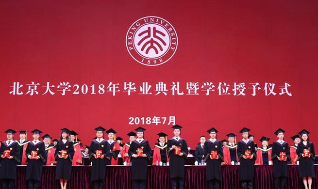 Commencement ceremony of Peking University held in Beijing