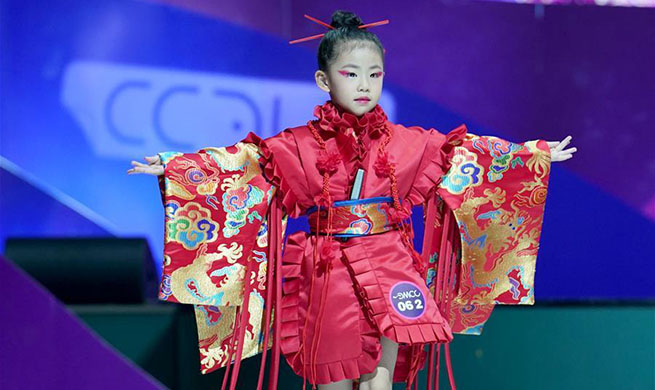 National kids model contest held in Chongqing, SW China