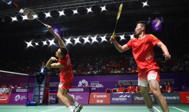 China overcome Indonesia to claim men's badminton crown at Asian Games