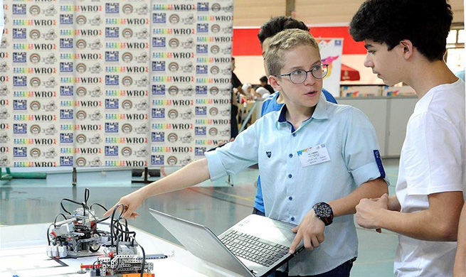 In pics: national qualification match for 2018 World Robot Olympiad in Syria