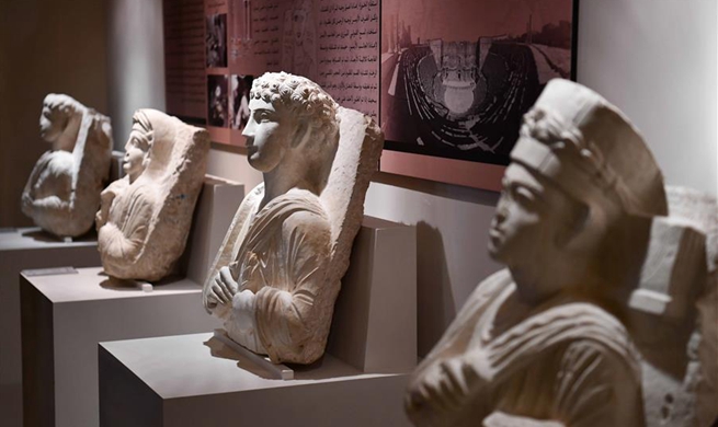 Restored, repaired antiquities displayed in Damascus, Syria