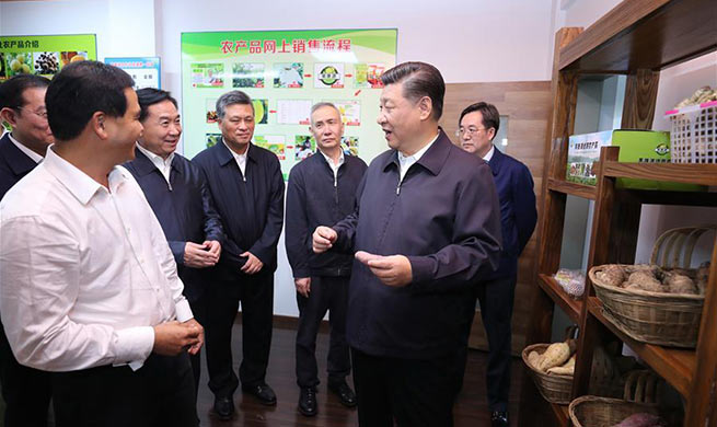Xi Jinping makes inspection tour in Qingyuan, Guangdong
