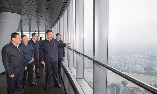 Xi stresses furthering reform and opening-up, elevating city core competitiveness during Shanghai inspection