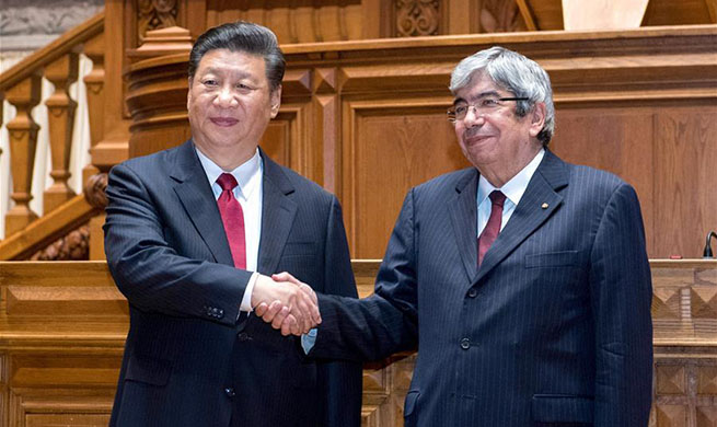 Xi meets president of Portuguese parliament, pledging legislative cooperation