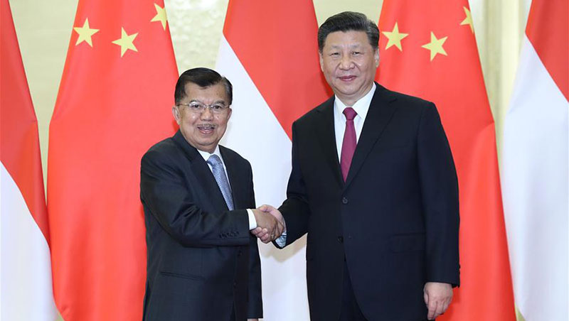 Xi meets Indonesian vice president