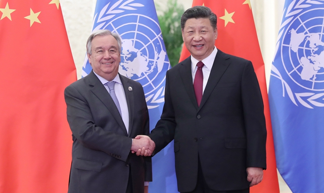 Xi meets UN chief