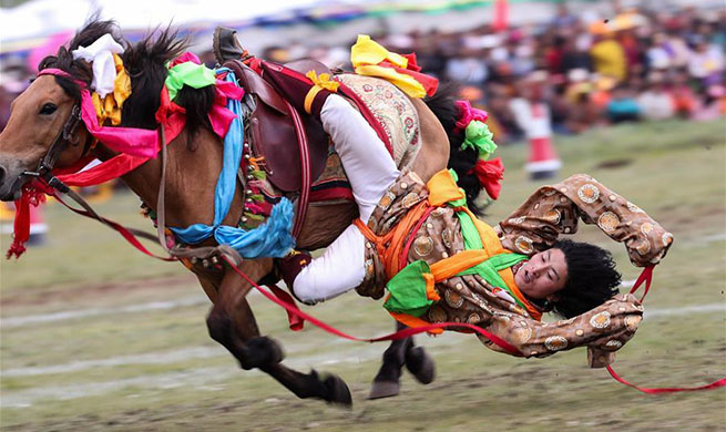 In pics: Horse racing festival in Litang County, SW China's Sichuan