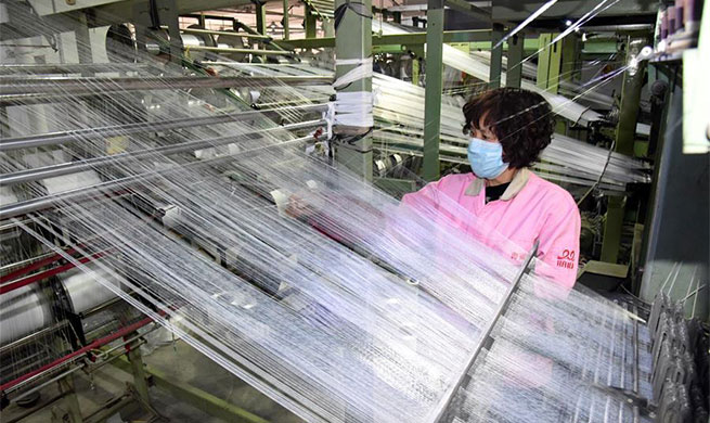 Factory resumes production of face mask earloop to aid epidemic fight