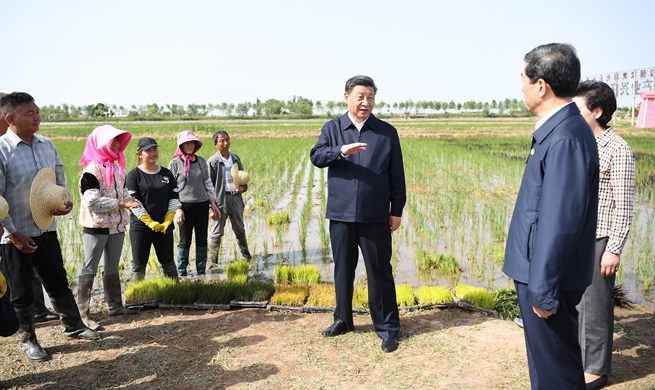 Xi Focus-Xinhua Headlines: Xi underlines winning anti-poverty battle during Ningxia inspection