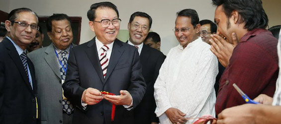 Senior CPC leader visits Confucius Institute in Dhaka