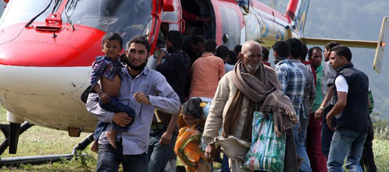 India evacuates 70,000 people from flood-ravaged areas