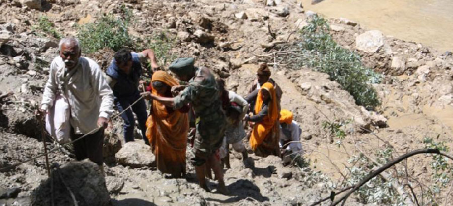 India evacuates 70,000 people from flood-ravaged areas