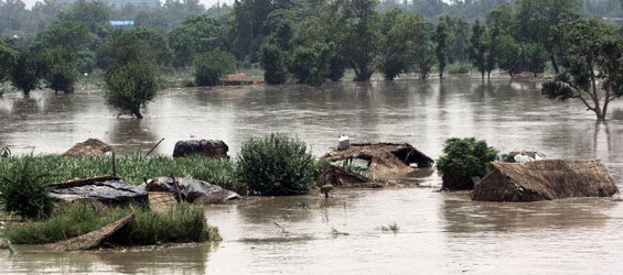 Flood alert put in New Delhi, India