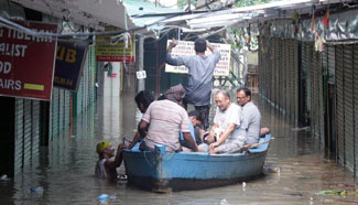 Flood alert put in New Delhi, India