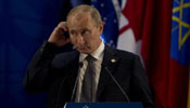 Putin attends press conference at G20 summit