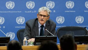 UN General Assembly president briefs media in NYC