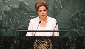 Brazil's president addresses UN General Assembly