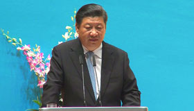 President Xi Jinping delivers speech at National University of Singapore