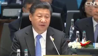 Chinese president calls for boosting global growth