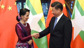 Chinese president pledges constructive role in Myanmar's peace process