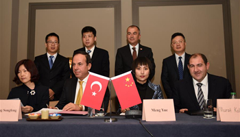 Turkey, China sign 36 business deals