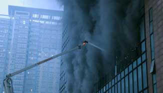 Fire in C. China store put out, no casualties