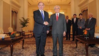 Singapore president, PM meets with visiting Israeli PM