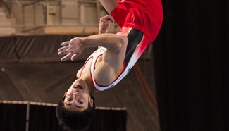 Kenzo Shirai wins gold medal of Men's floor exercise final in Melbourne