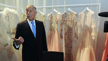 Portuguese president attends Portugal Fashion Week