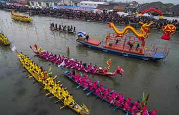Boat meet held in Xinghua City, China's Jiangsu