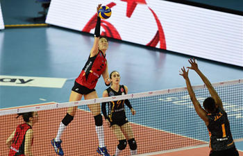 Galatasaray beats Vakifbank 3-0 in Turkish Women Volleyball League Playoffs Semi Final