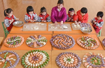 People make dumplings to celebrate upcoming Winter Solstice festival