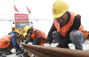 Qingdao-Jinan highspeed railway under construction