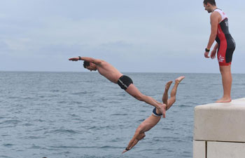 New Year Swimming held in Croatia