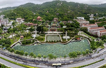 Aerial view of historical sites across China